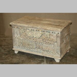 k76 2197 indian furniture trunk carved small factory