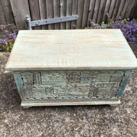 k76 2200 indian furniture trunk carved small factory top