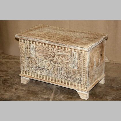 k76 2201 indian furniture trunk carved small factory