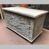 k76 2206 indian furniture carved front storage trunk main