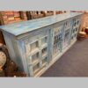 k76 2242 indian furniture unusual blue sideboard grill door large main 2