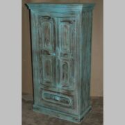 k76 2319 indian furniture cabinet blue shabby factory