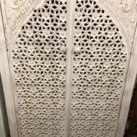 k76 2333 indian furniture cabinet white carved doors