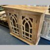 k76 2868 indian furniture mango wood gothic cabinet natural main