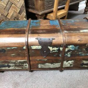 k76 1485 lg indian furniture trunks reclaimed seaman factory front
