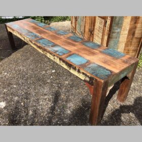 k76 603 indian furniture reclaimed long bench main