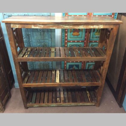 k75 4186 indian furniture reclaimed cross sided bookcase main