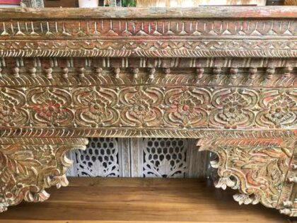 k77 IMG_2725 indian furniture carved front console table spindle unusual front