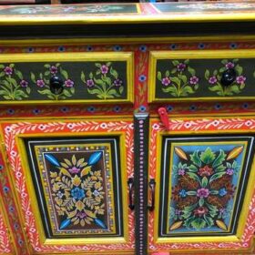 k77 IMG_4073 indian furniture sideboard hand painted large close doors