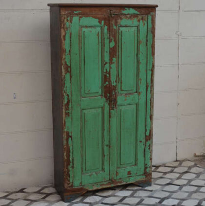 KH23 KH 060 indian furniture cabinet shallow green factory