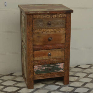 kh23 kh 173 indian furniture carved front 4 drawers factory