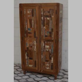 KH23 KH 163 indian furniture reclaimed storage cabinet retro left factory