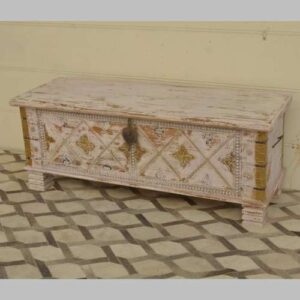 KH23 KH 215 indian furniture shabby pale sultans trunk factory
