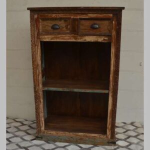 kh23 kh 243 indian furniture display case with 2 drawers factory
