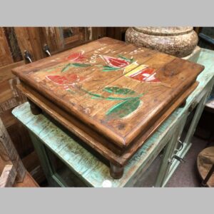 KH23 KH 038 a indian furniture bajot tables hand painted natural main