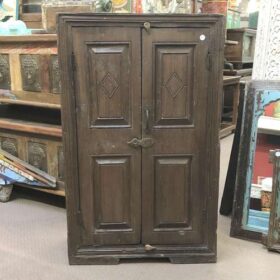 KH23 KH 053 indian furniture blue sided cabinet storage wood front