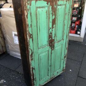 KH23 KH 060 indian furniture cabinet shallow green left