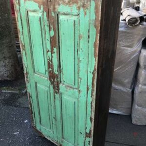 KH23 KH 060 indian furniture cabinet shallow green right