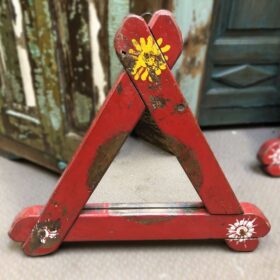 kh23 041 b indian accessory triangular mirrors red goods carrier warning main