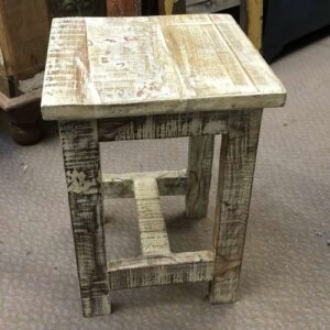 KH23 KH 117 indian furniture mini pale washed tables side small side