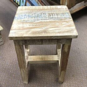KH23 KH 117 indian furniture mini pale washed tables side small top