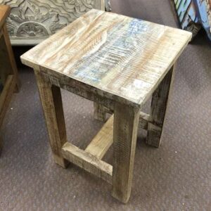 KH23 KH 117 indian furniture mini pale washed tables side small edge