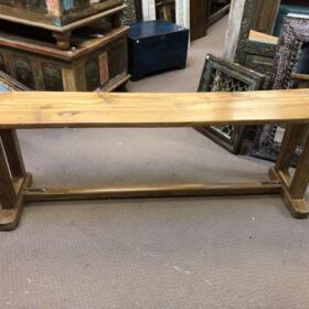 kh23 kh 131 indian furniture simple vintage teak bench front
