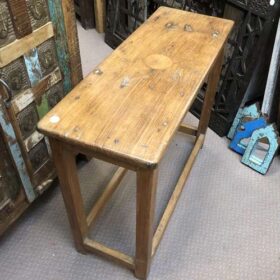 KH23 KH 112 indian furniture teak console table small left top