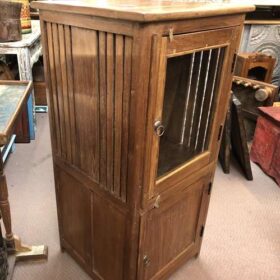 KH23 KH 147 indian furniture teak laundry cabinet left