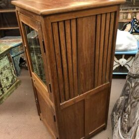 KH23 KH 147 indian furniture teak laundry cabinet right