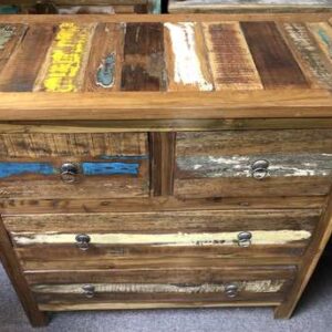 KH23 KH 169 indian furniture reclaimed chest of drawers top