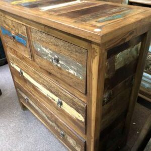 KH23 KH 169 indian furniture reclaimed chest of drawers right
