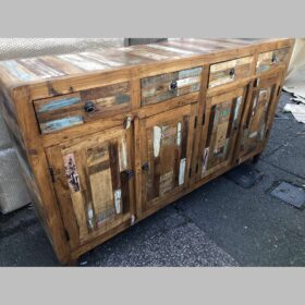 KH23 KH 170 indian furniture sideboard reclaimed large retro drawers cupboards main