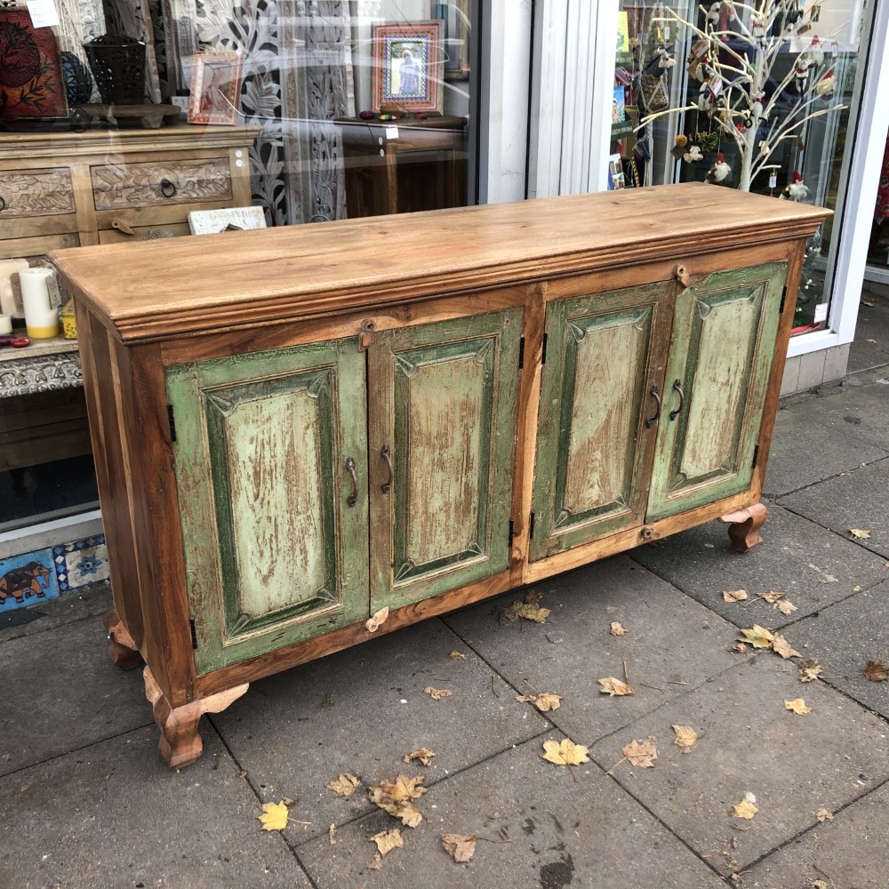 kh23 184 indian furniture green door sideboard main