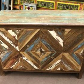 kh23 kh 146 indian furniture hidden drawered sideboard reclaimed storage front