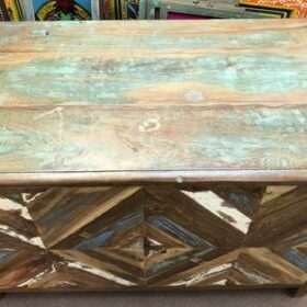 kh23 kh 146 indian furniture hidden drawered sideboard reclaimed storage top