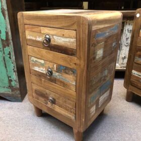 kh23 kh 158 indian furniture reclaimed bedside drawers inside right side