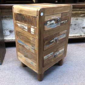 kh23 kh 158 indian furniture reclaimed bedside drawers left