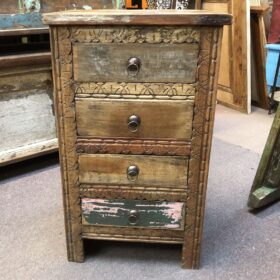 kh23 kh 173 indian furniture carved front 4 drawers main