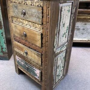 kh23 kh 173 indian furniture carved front 4 drawers right