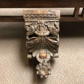 kh23 kh 239 indian accessory carved corbel wall shelf front