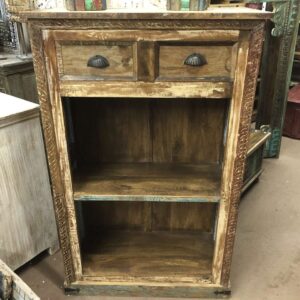 kh23 kh 243 indian furniture display case with 2 drawers main