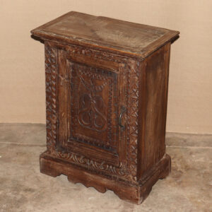 k78 2550 indian furniture carved door small cabinet reclaimed factory