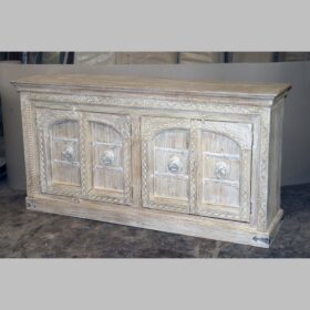 k78 2557 indian furniture large pale sideboard 4 door factory