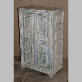 k77 2311 indian furniture midsize pale blue cabinet factory