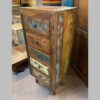 K78 2623 indian furniture slim tall chest drawers reclaimed main