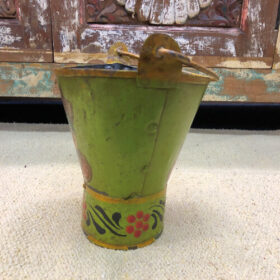 K78 2626 a indian accessory gift small hand painted pots side