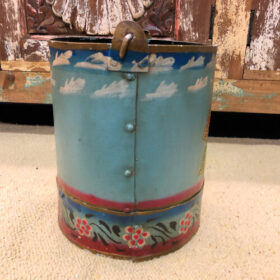 K78 2626 b indian accessory gift small hand painted pots left