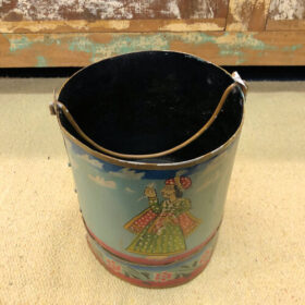 K78 2626 b indian accessory gift small hand painted pots inside