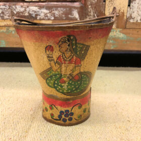 K78 2626 c indian accessory gift small hand painted pots mian